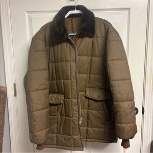 Vintage  Westwind Brown Quilted Men's Barn Jacket